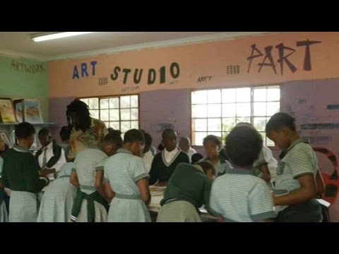 art program benefits disadvantaged children in soweto