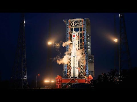 chinese cargo spacecraft begins