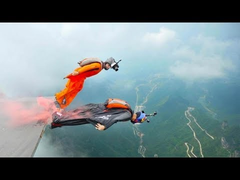 chinese wingsuiter bags world record
