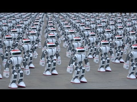 mass robot dance routine