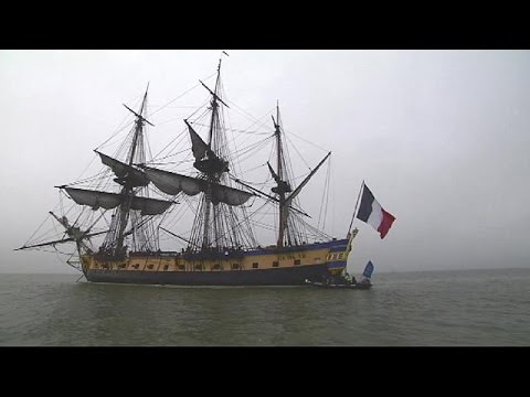 replica of famous french frigate