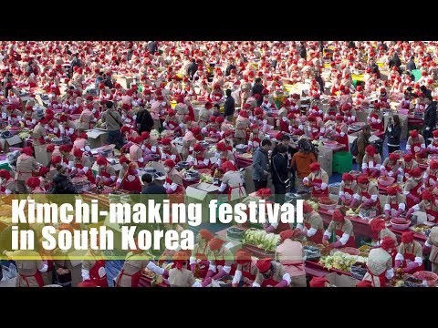 live kimchimaking festival