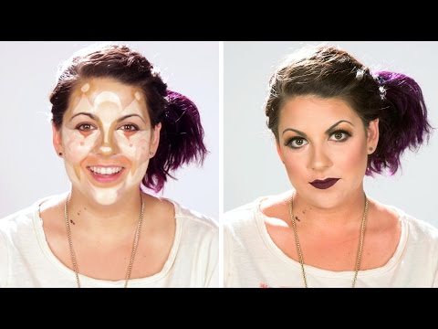 women are transformed through makeup contouring