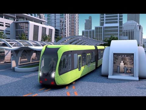 worlds first smart rapid rail bus starts test run