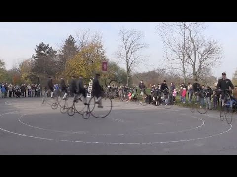 czech penny farthing riders gather
