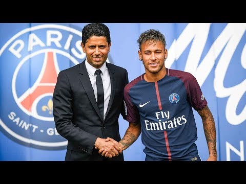 neymar unveiled by psg after record transfer