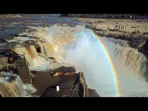 rainbow over northern china