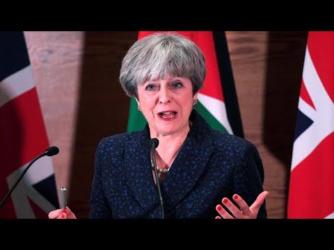 theresa may rebukes donald trumps retweet