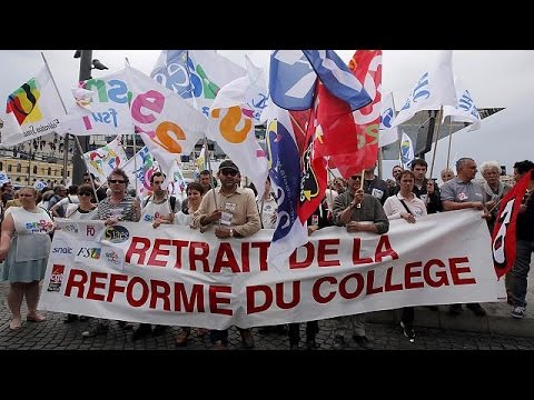 french teachers strike over reforms