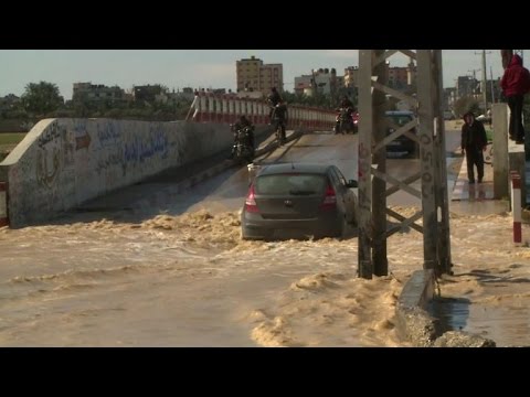 gaza village floods after israel opens dam gates