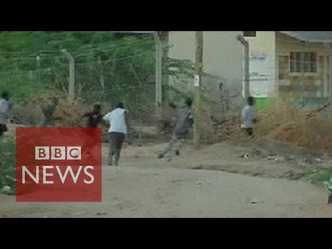 students fleeing a kenyan university