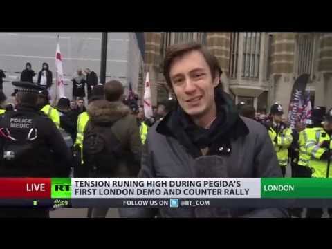 tension rising as first pegida protest in london